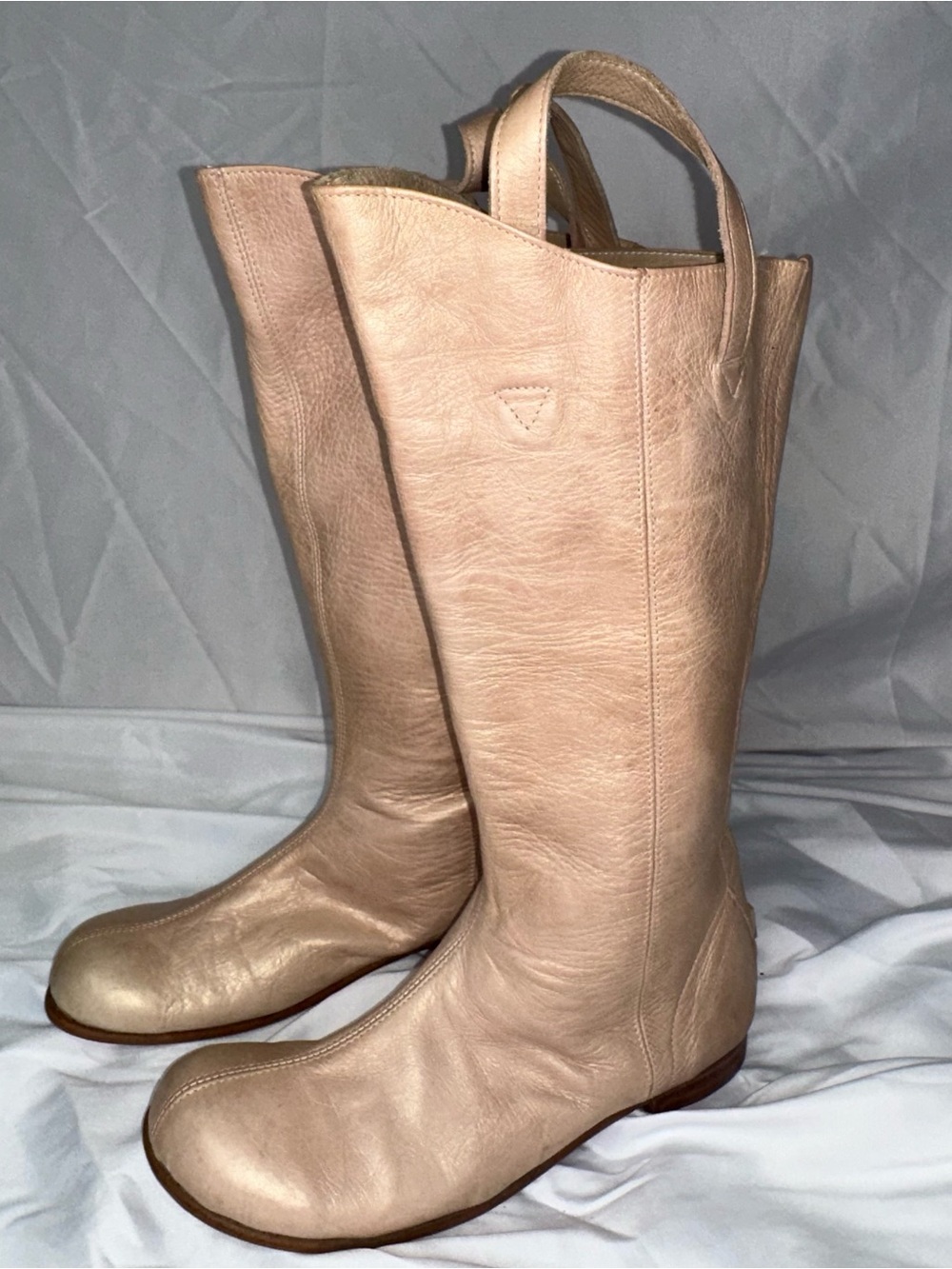Jim Barnier tan leather riding boots